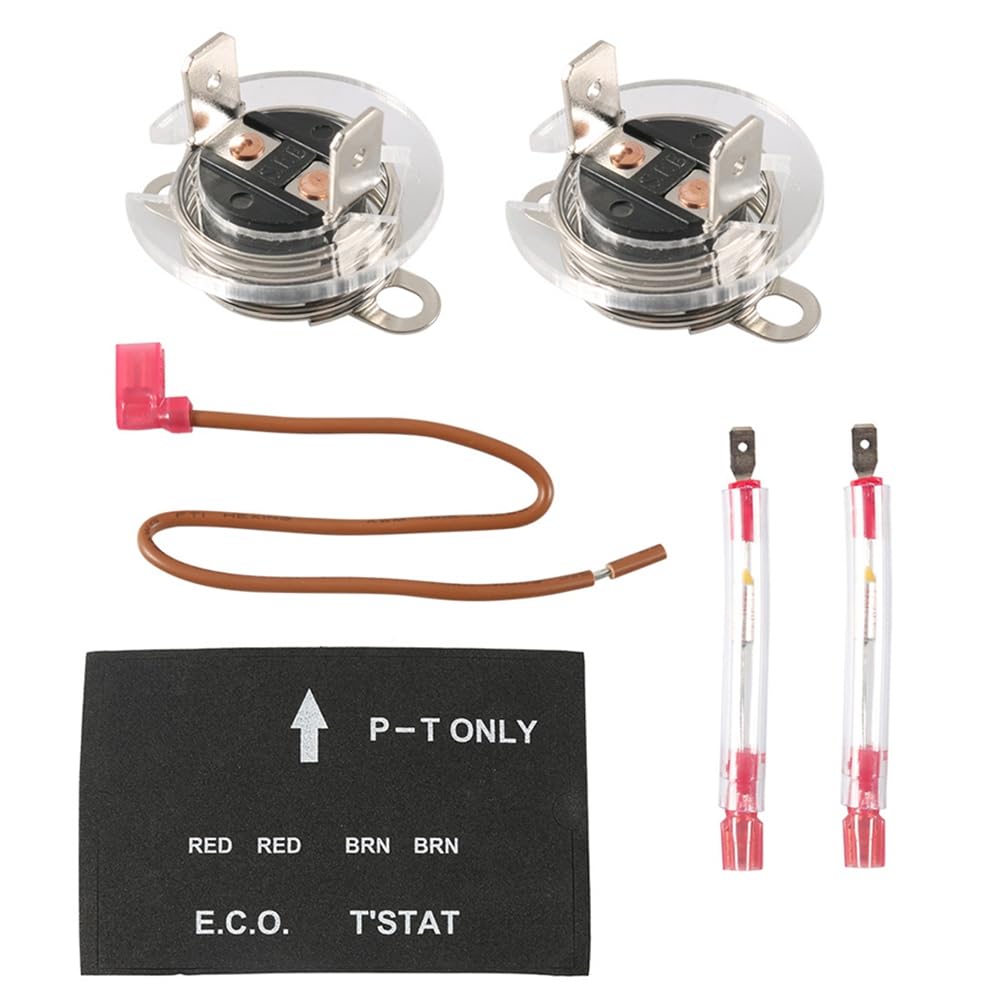 UDSKNV[KSL for Atwood Gas/Electric RV Water Heater Replacement Part-ECO Thermostat& Thermal Cutoff Assembly Kit for EXT Models
