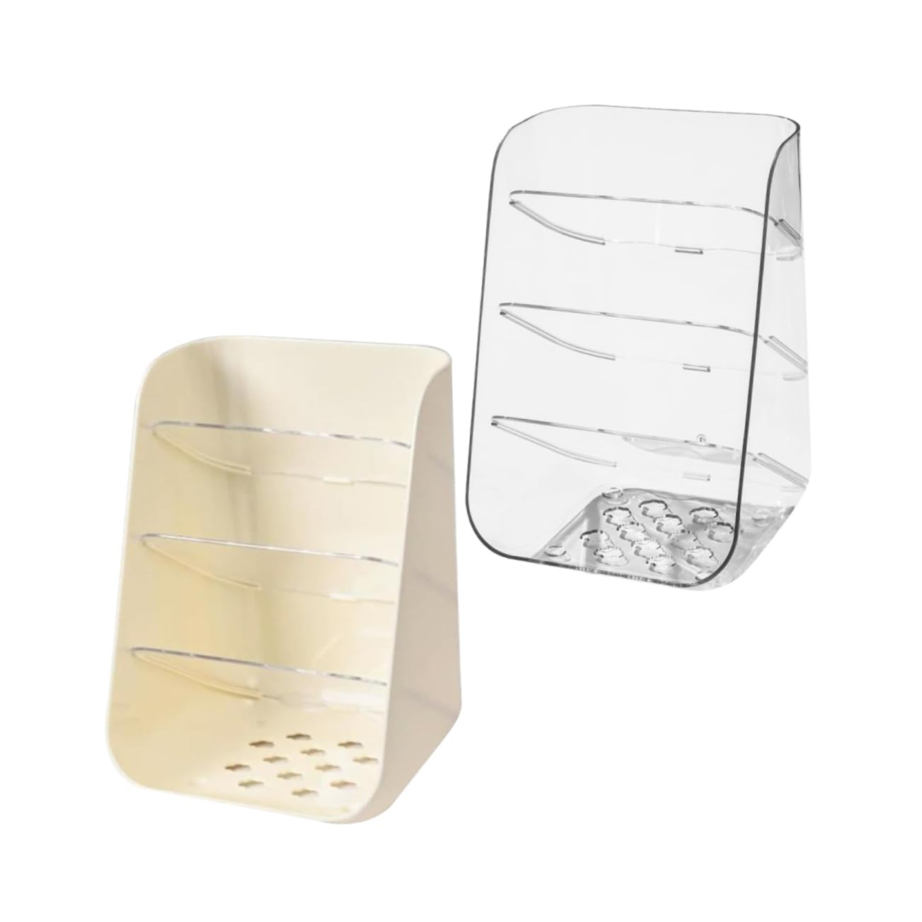 Boîte de rangement transparent pour stylos NUOBESTY lot de 2 présentoirs minimalistes de bureau