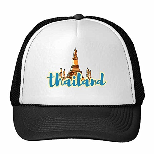 Gorra de béisbol infantil con malla ajustable sombrero fresco diseño cultura de Tailandia