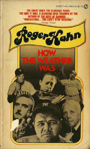 How the weather was (A Signet book) B0006W3ROS Book Cover