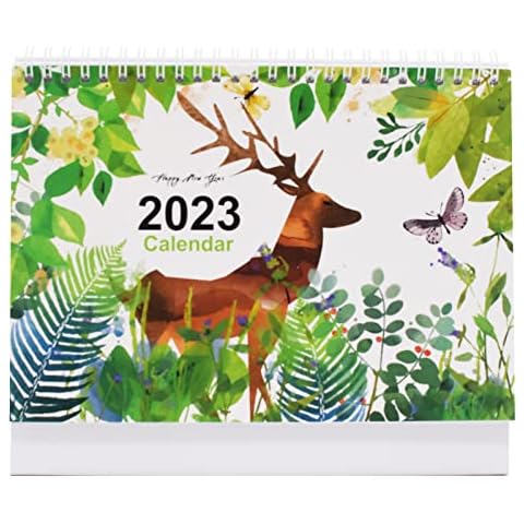 Desk Calendar 2023,Desk Calendar Runs from January 2023 to December 2023 with To-Do Lists,Memo Pages,Desk Calendars 2023 Flip Over,2023 Desk Calendar for Perfect Organisation-9in x 7.3in (A) Cover