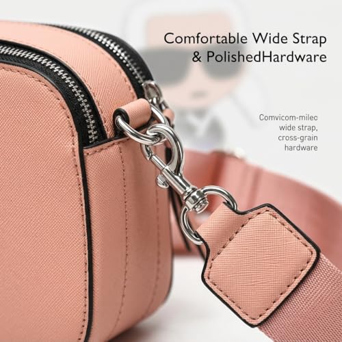 Image of Coivin & Kiein Crossbody Bags Women Trendy Snapshot Camera Bag, Small Shoulder Handbags Satchel (pink-2)