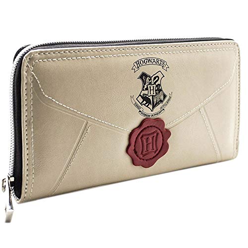 Preisvergleich Produktbild Harry Potter - Brief aus Hogwarts - Geldbeutel mit vielen Innenfächern