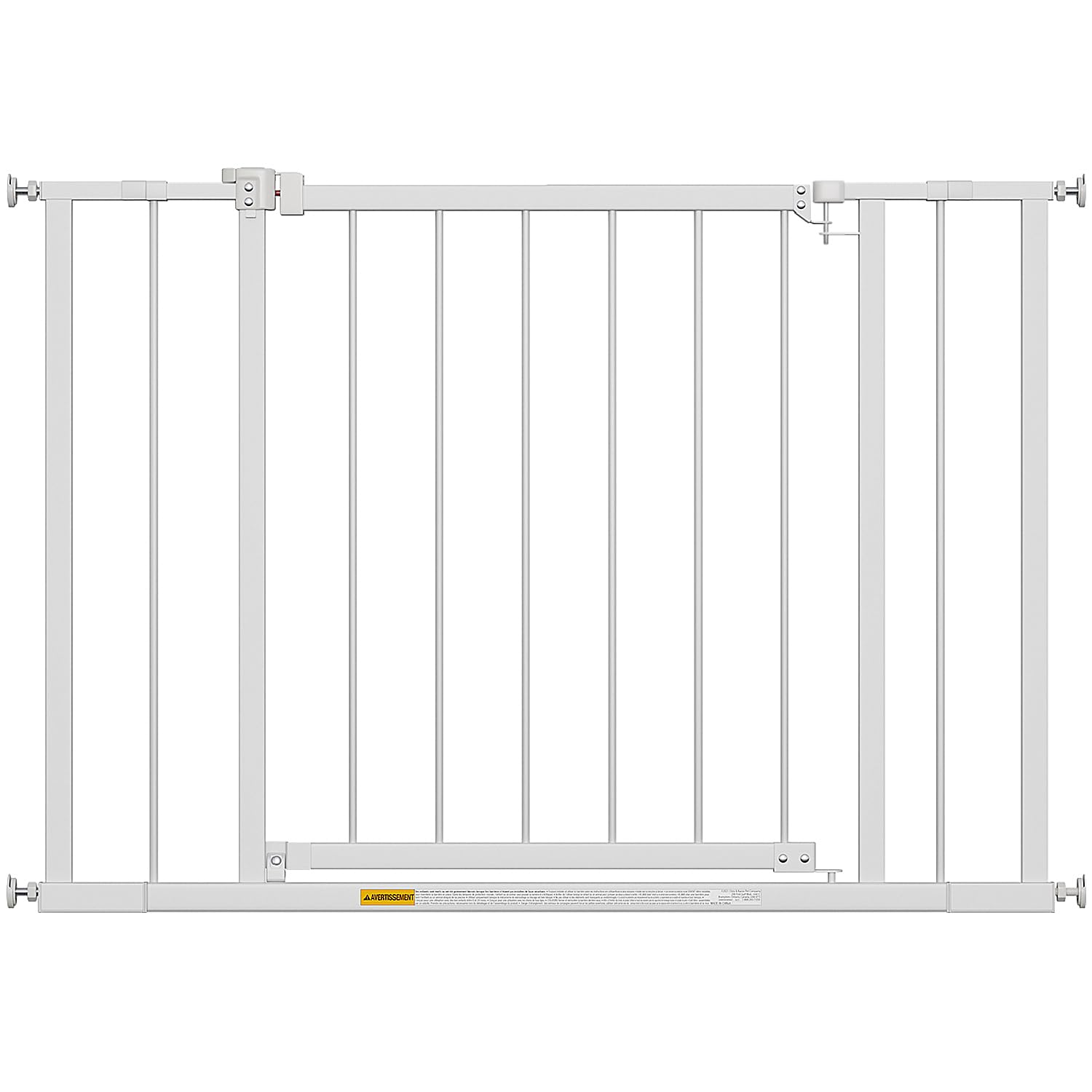 BestPet 30”Tall Dog Gate for Stairs & Doorways, Fits 28.5”-39.7” Wide Openings,Walk-Through Metal Pet Gate for Indoor Use,Adjustable Safety Gates for