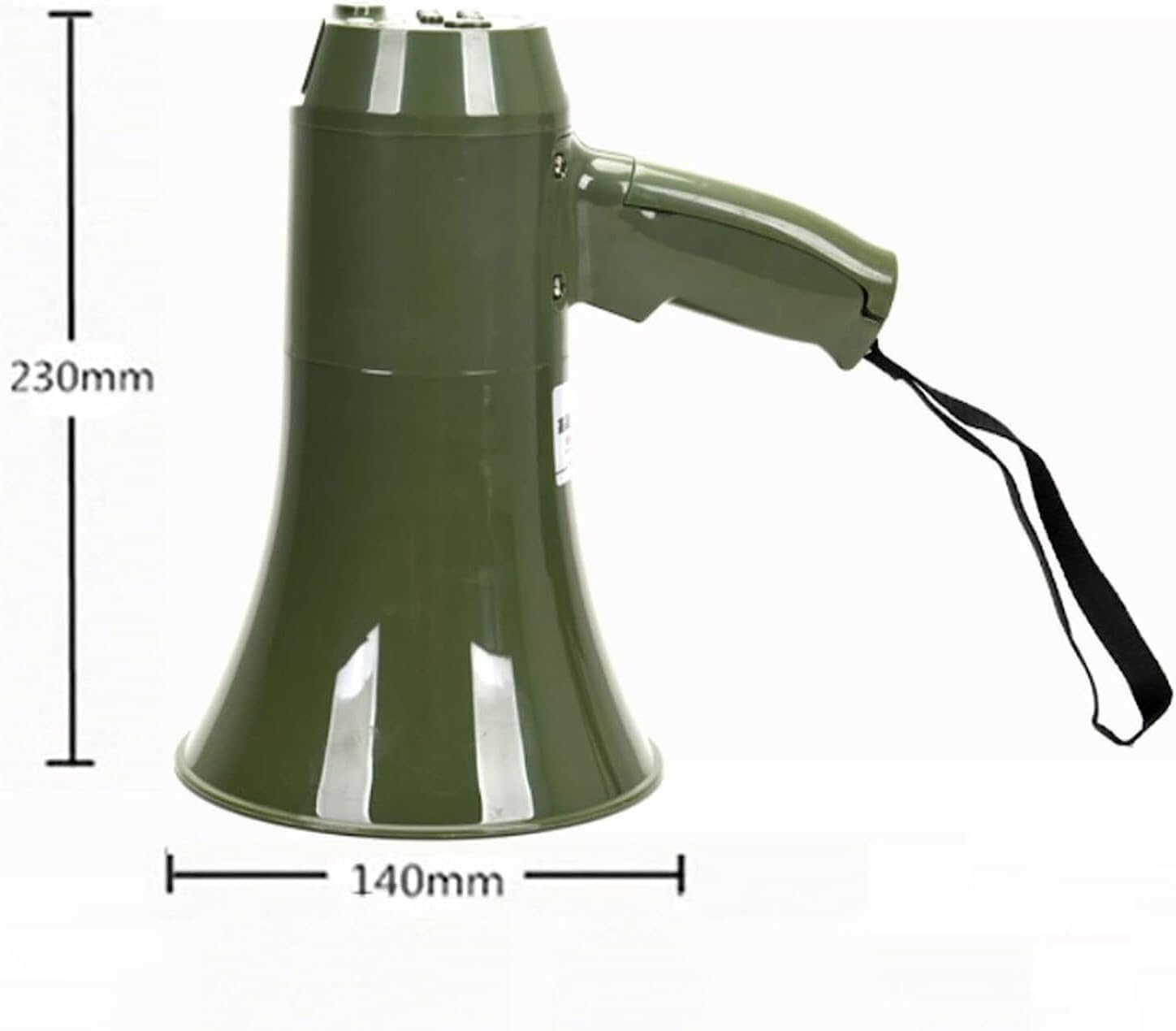 Cheerleading Megaphone Speaker Bullhorn Portable Megaphones Built-in Siren Hand Megaphones Adjustable Vol Control Bullhorn Speaker Safety Drills Bullhorn