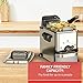 T-fal Compact EZ Clean Stainless Steel Deep Fryer with Basket for Home Use, 1.8 Liter Oil and 1.7 Pound Food Capacity, 1200 Watts, Easy Clean Temp Control, Oil Filtration, 1.8 L