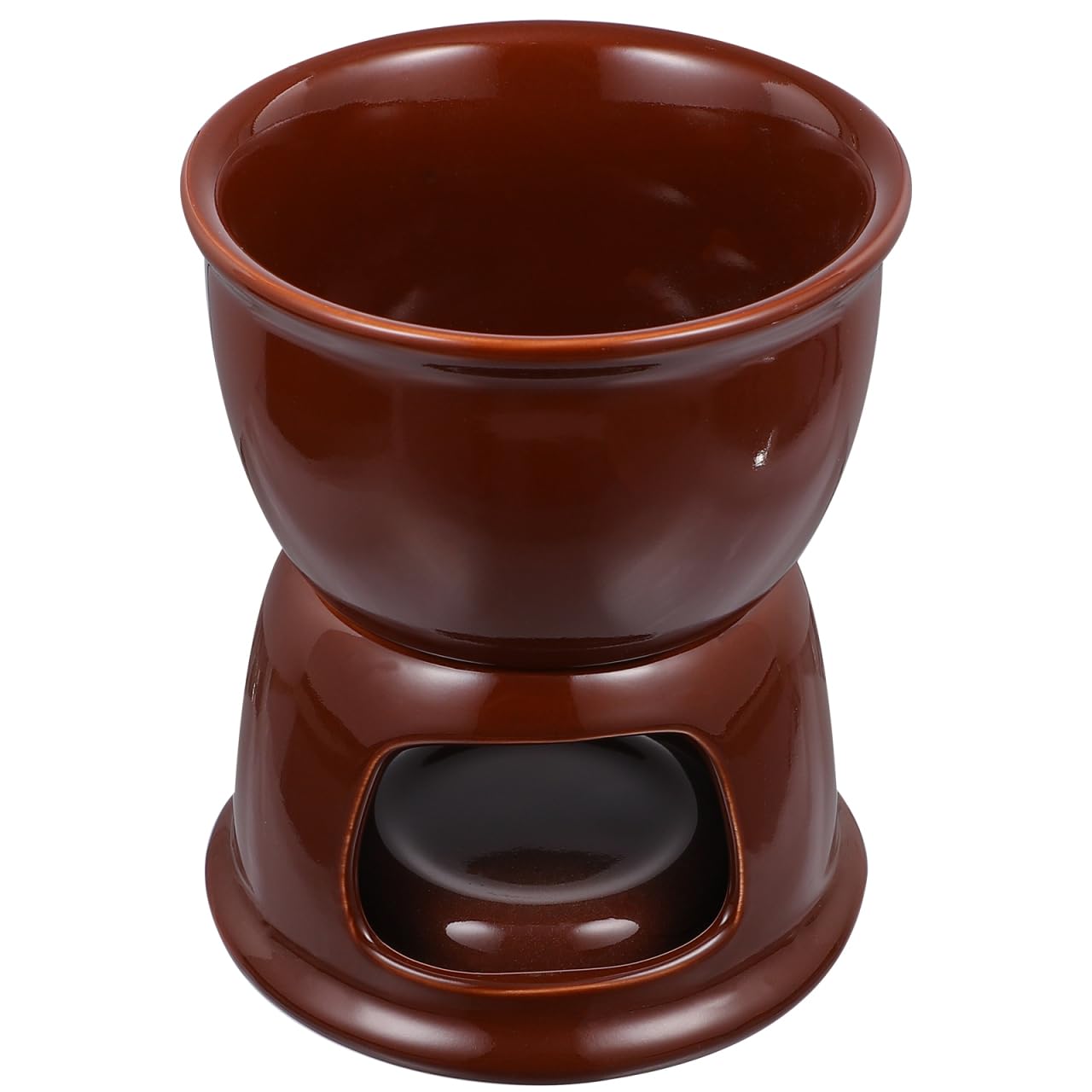 1set Fonduta Ceramica Per Cioccolato E Formaggio Pentola Scaldante Per Dessert Per Cucina E Feste Idea Creativa