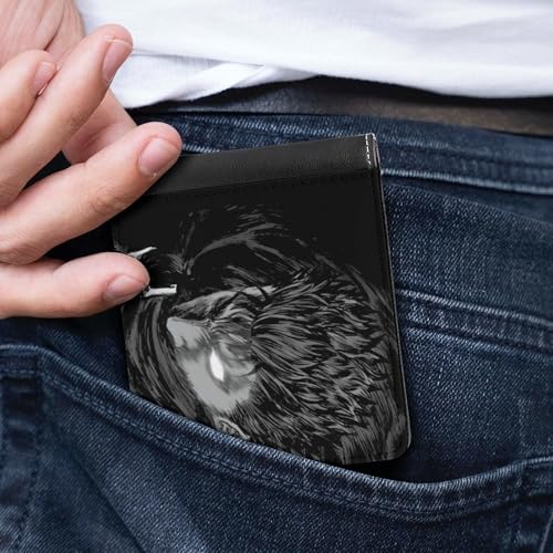 Ber-serk Wallet, Anime Leather Wallet Manga Mens Wallets Slim Durable Bifold Wallets with 6 Credit Card Pockets Wallet for Men4