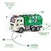Zetz Brands Toy Garbage Truck with 4D Lights & Sounds for Boys, Toddlers, Kids 3+ - Trash Trucks Vehicle, Push Toy Car, Bump & Go w/Recycle and Sanitation Sticker – Ideal Birthday