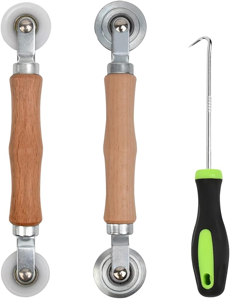 TIMESETL 3Pcs Screen Tool Kit, Screen Rolling Tool and Screen Spline