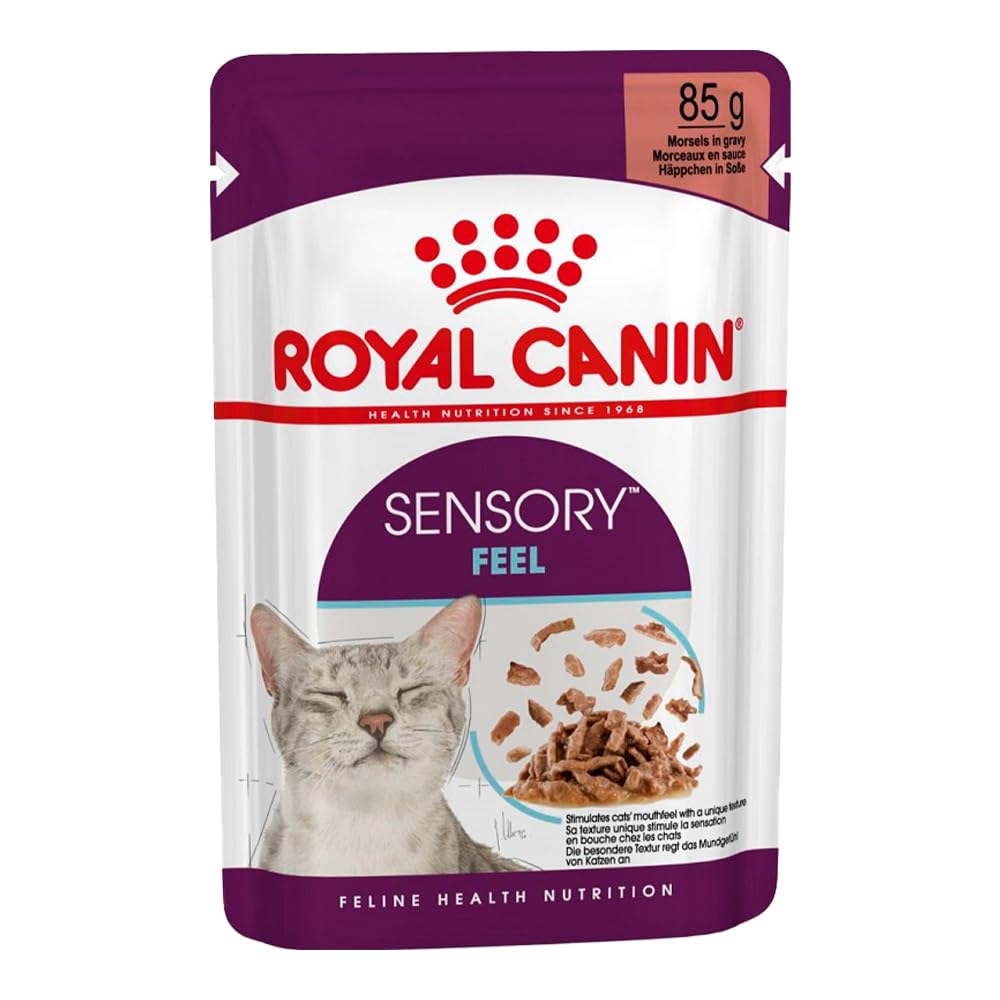 ROYAL CANIN Sensory Feel Wet Cat Food Chunks in Sauce 12 x 85 g