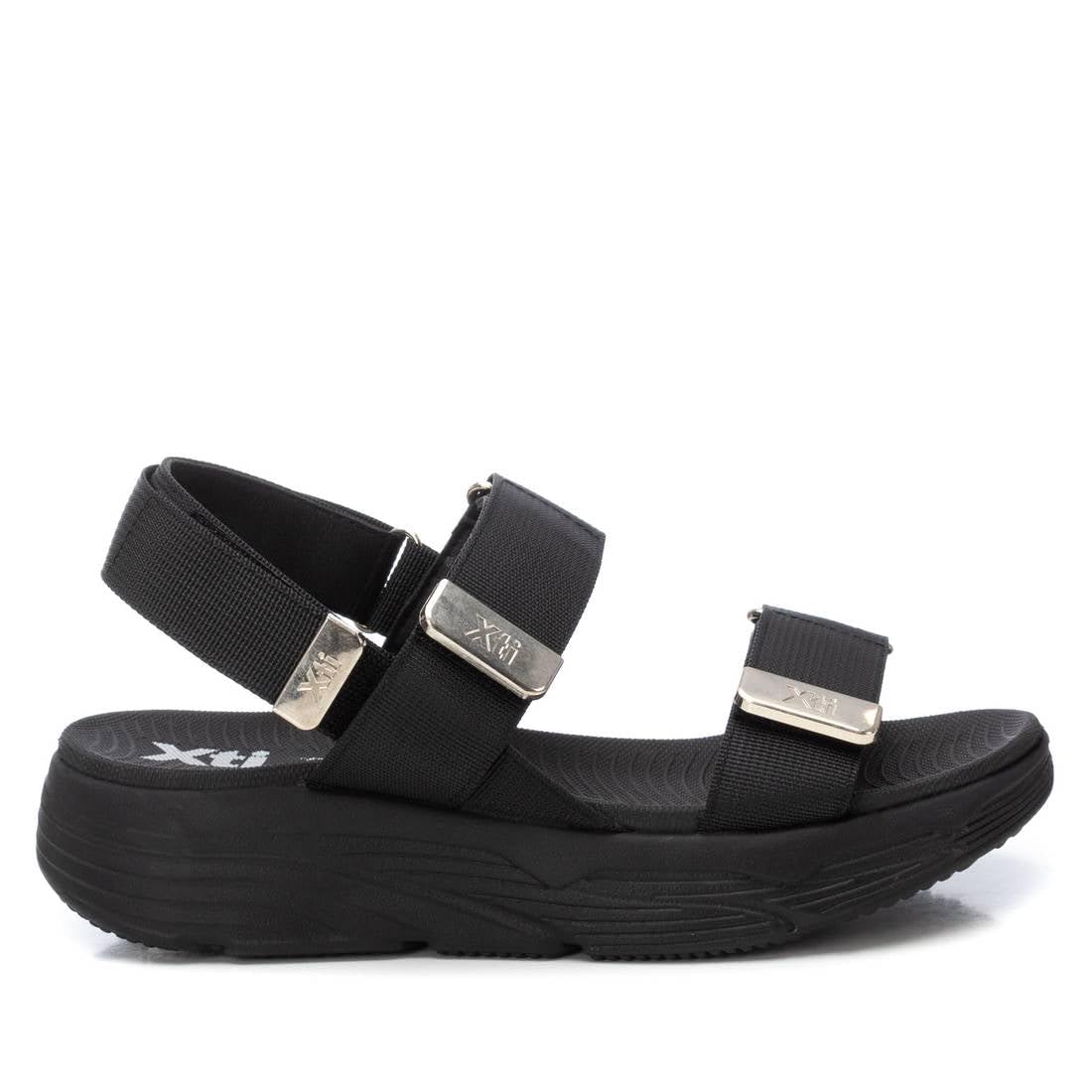 XTI - Sandalia Mujer Negro - Calzado Cómodo y Versátil - Moda casual - Modelo 14407303 (Talla 36)