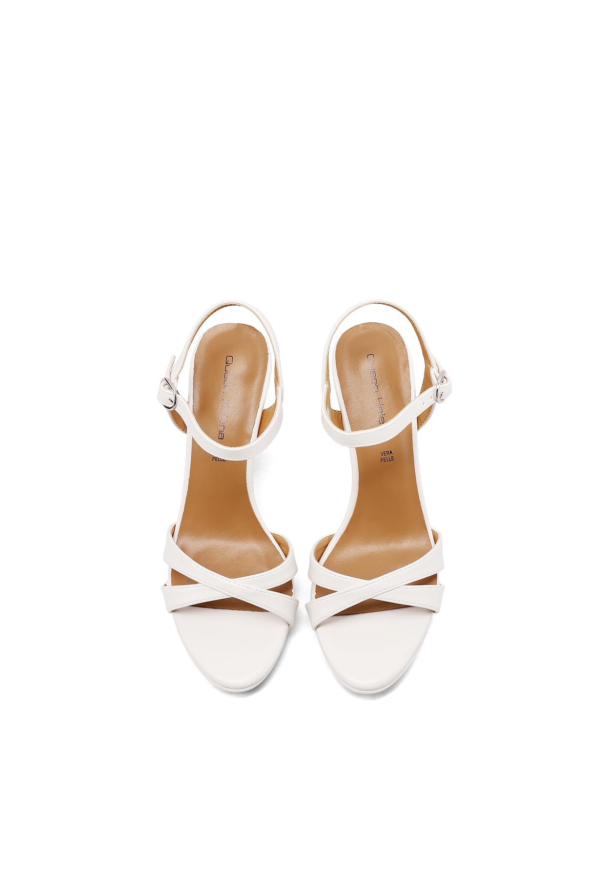 QUEEN HELENA Sandali Donna con Tacco Alto con Cinturino ZM11020