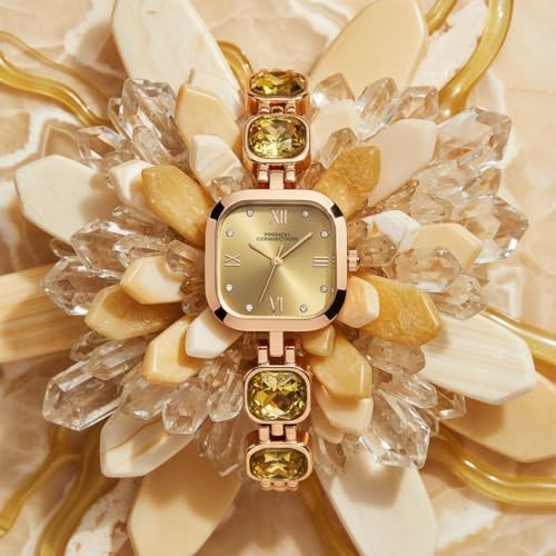 Image of French Connection Aurorae Analog Mustard Stone Dial Watch for Women-FCN0178GM