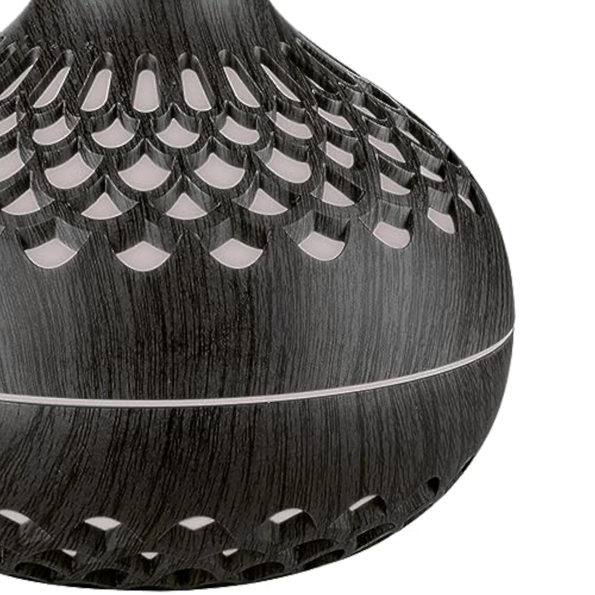 Wood Grain Vase Humidifier Quiet Automatic Compact Durable
