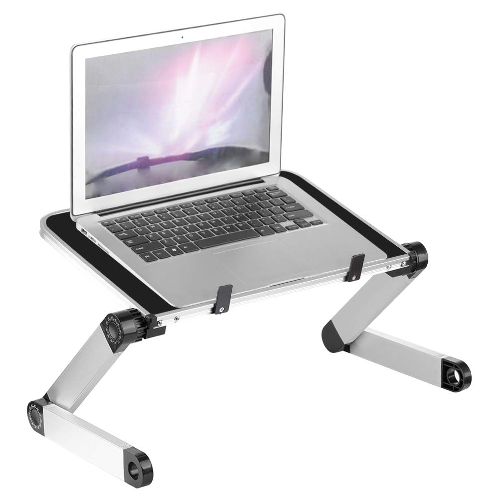 Ejoyous Aluminiowy Regulowany Składany Stół Pod Laptopa, Nośność 10 Kg