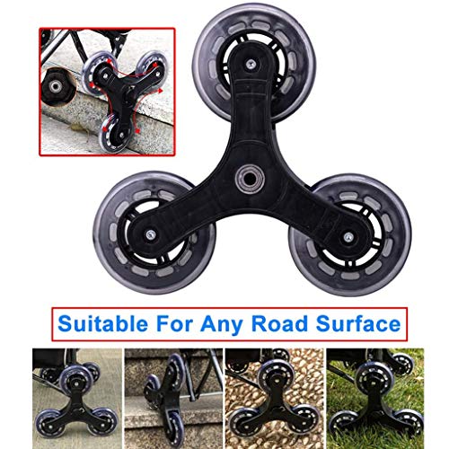 Rot Einkaufstrolley, 39.4L Extra große Reifen Abnehmbare regenfeste Tasche Regenbeutel Einkaufswagen, Gelten Supermarkt… – Bild 6