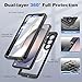 ANTSHARE IP68 Waterproof Case for Samsung Galaxy S26 Ultra [2026] - MagSafe Compatible, Built-in Screen/Lens Protector - Shockproof Full Body Protection for Swimming/Outdoor, Black/Clear