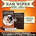 Mister Ben’s Ear Wipes for Dogs – Extra Large Treated Pads with Aloe to Gently Clean & Soothe Dog Ears, Reduce Odors & Discomfort – Approx. 100 XXL 3