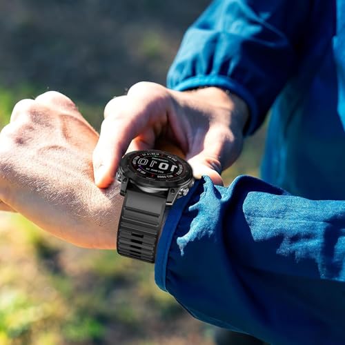 Correas de silicona 22mm para Garmin Fenix y tactix miniatura 6