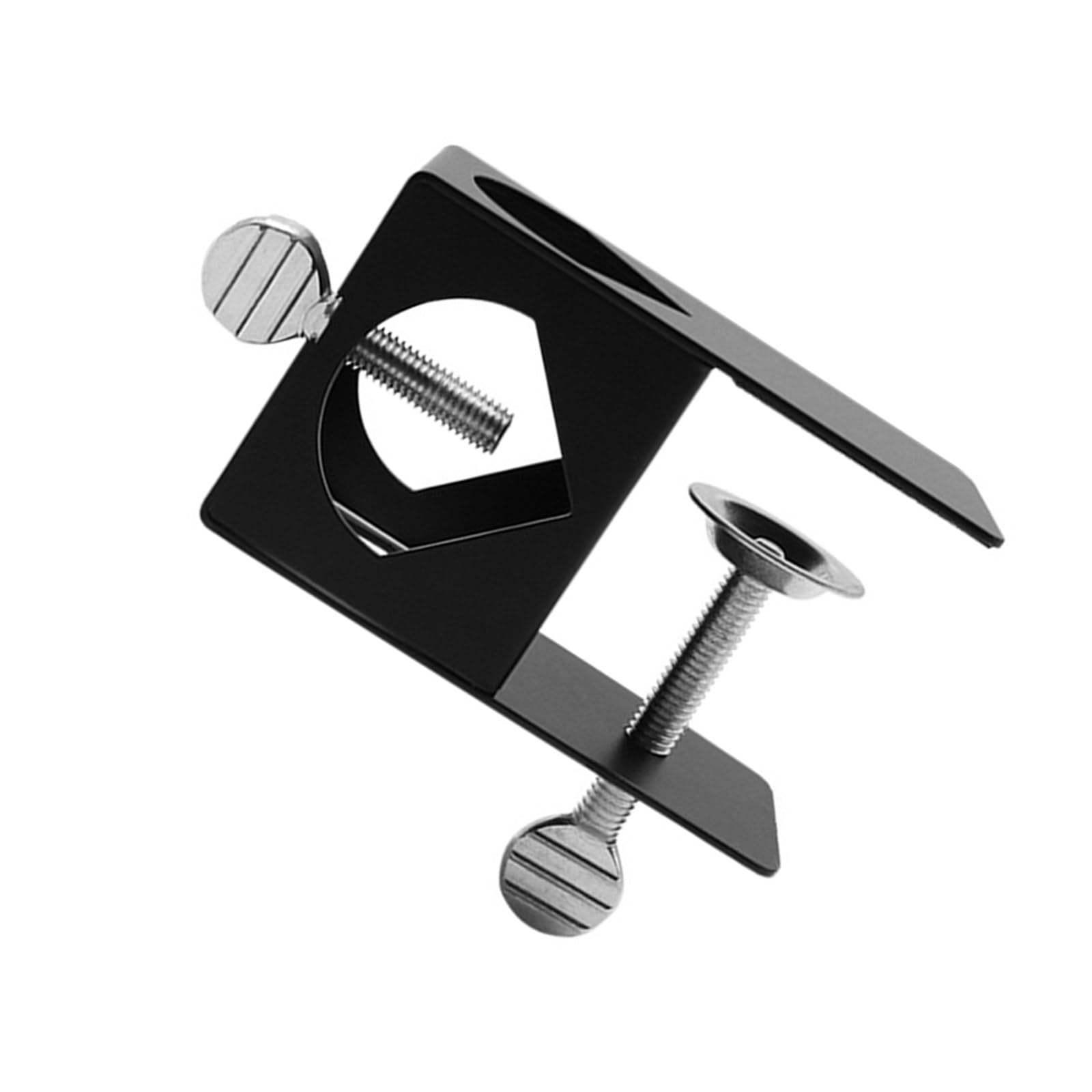 Deck Clamp Outdoor Torch Mount Holder Clamps Bracket for Deck Railings and Balcony Poles Up To1Inches Diameter Poles Outdoor Torch Holder