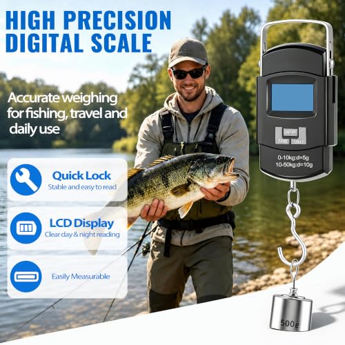 PLUSINNO 9PCS Fishing Gear Kit with Bag