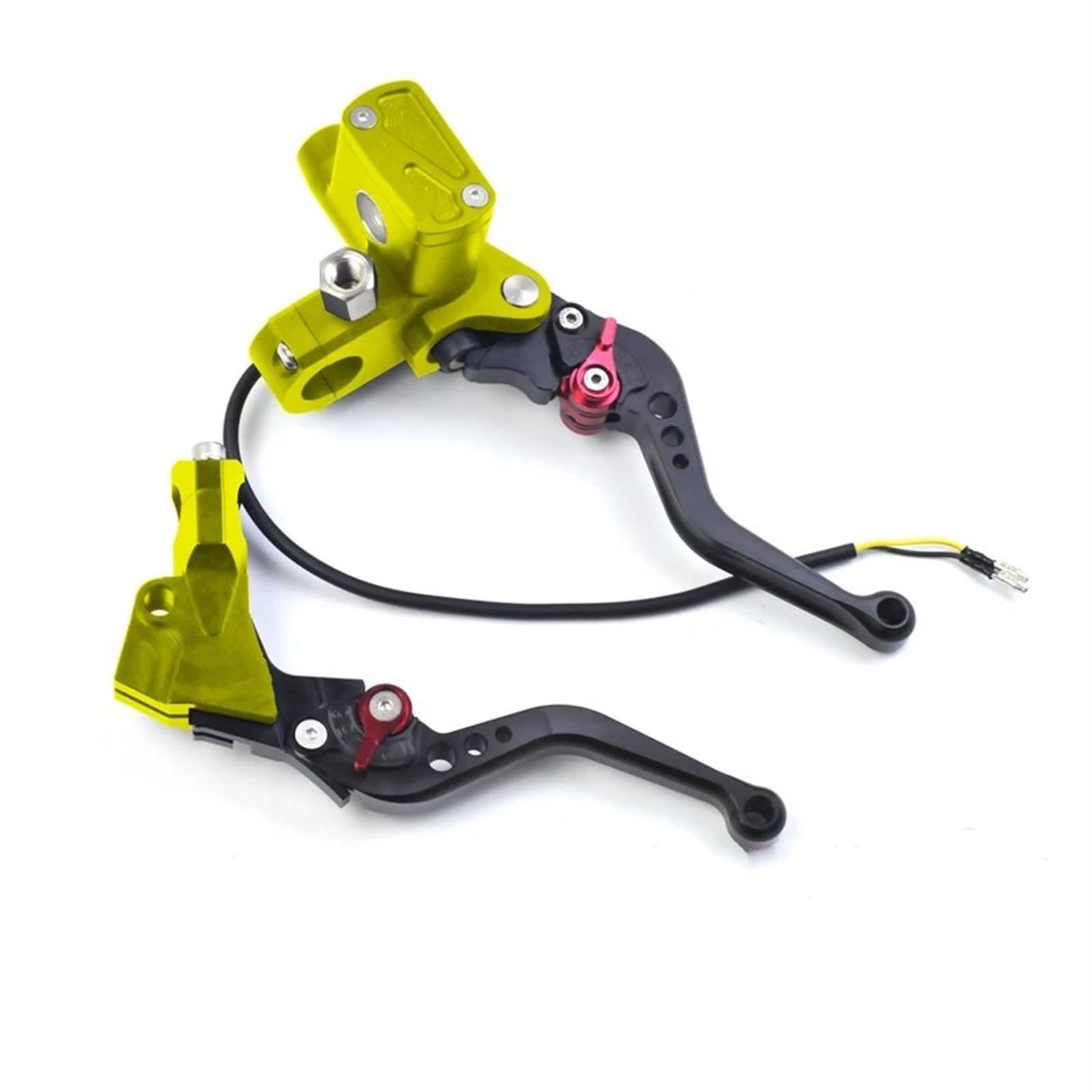 Hguvsjd Yellow For Cr Cr80 Cr85 Cr125 Cr250 22Mm 7/8'' Motorcycle Handlebar Handle Brake Clutch Line Lever Motorcycle Brake Lever(Yellow)
