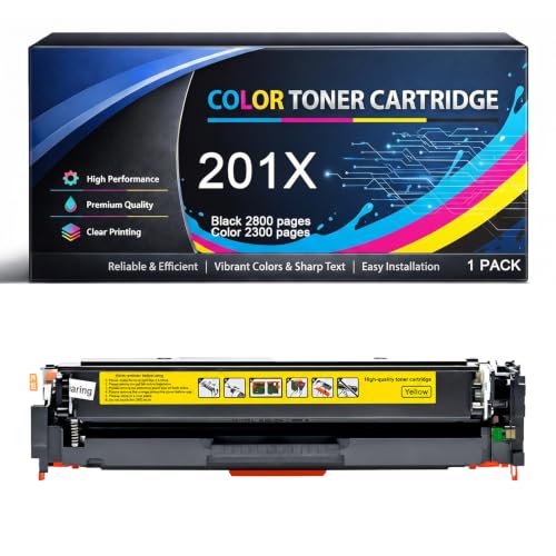 Cartouche toner jaune CF402X 201X compatible Color LaserJet Pro M277dw M252dw