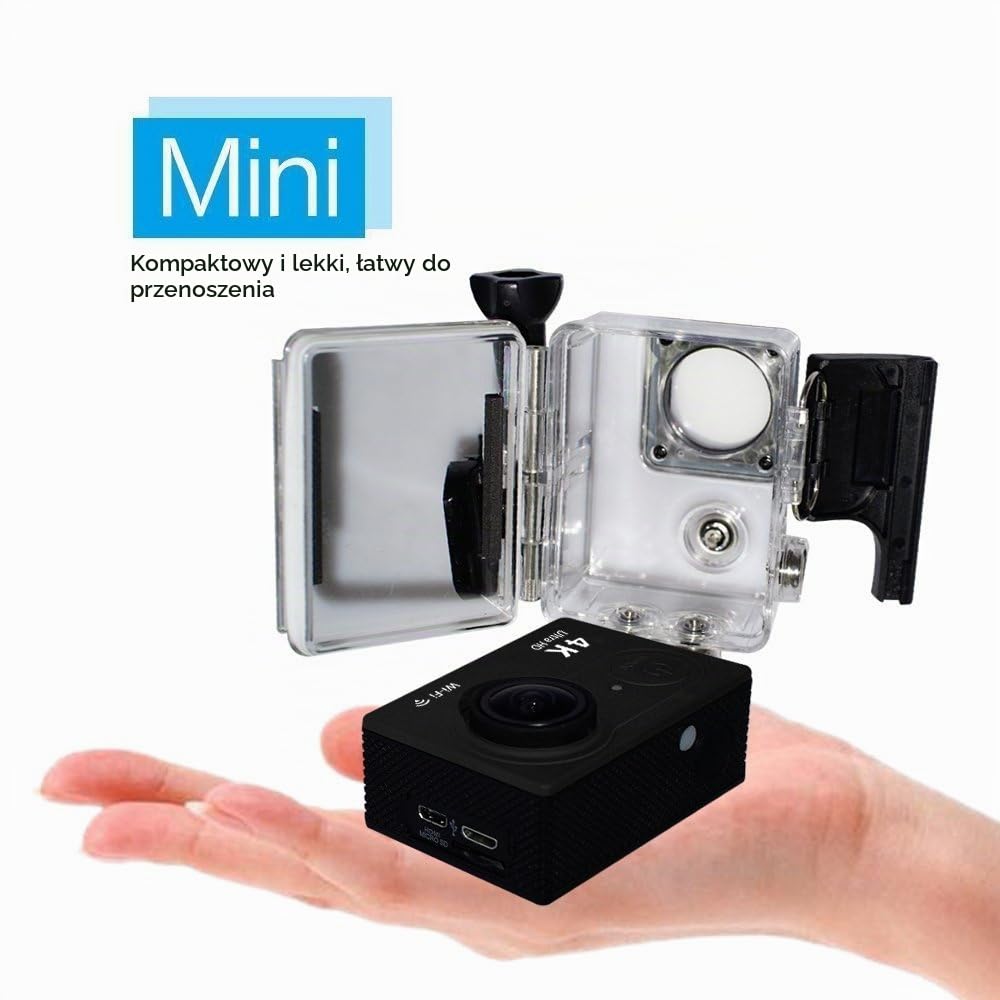 PRO Cam 16 MP 30 m kamera podwodna Wi-Fi 4K Ultra HD DV sportowa mini kamera sportowa