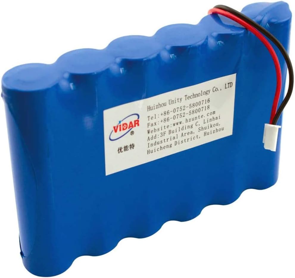 Rechargeable Lithium Ion Battery Pack - VIDAR 12V 6200mAh High Capacity Li-ion Battery Pack with JST PH2.54/2P Plug-in(Customizable) for Electronics,Toys,Lighting,Equipment