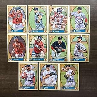 2021 Topps Gypsy Queen Baseball Boston Red Sox Base MLB Hand Collated Team Set in Near Mint to Mint Condition of 11 Cards...