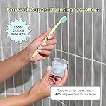 Cocofloss Cocobrush, Ultra-Soft Manual Toothbrush, Dentist-Designed, Gentle on Gums, Made from Recycled Plastic, Rainbow Set, Multipack of 4 - Image 4