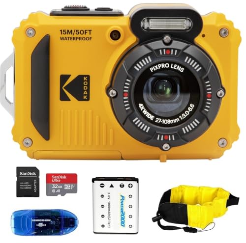 Amazon | KODAK PIXPRO WPZ2 防水デジタルカメラバンドル:SanDisk 32GB