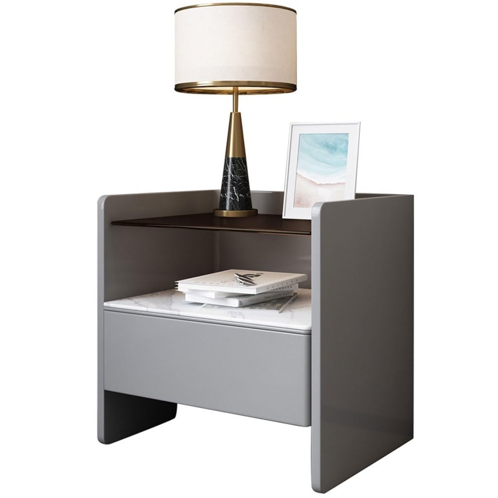 BHGFYXBS Side Tables Bedroom Minimalist Nordic Bedside Table Hotel Bedroom Small Side Cabinet Small Cabinet Simple Fashion Ins Bedside Tables