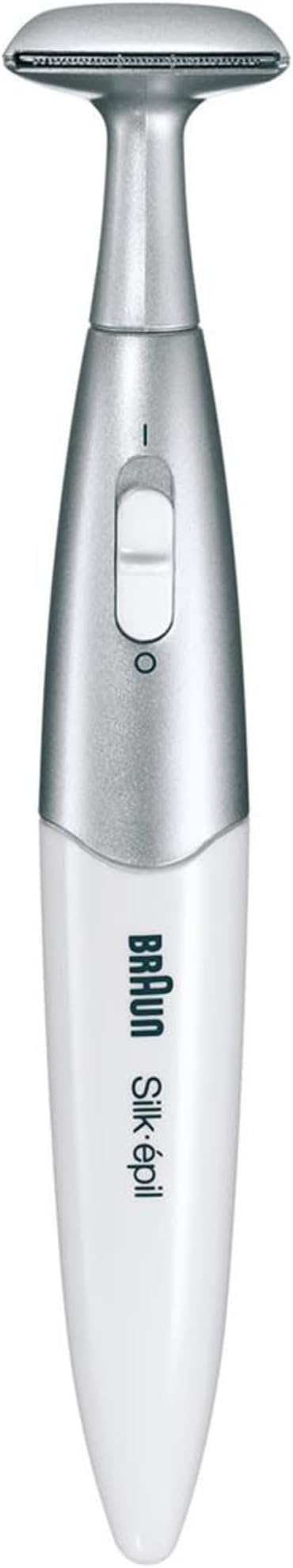 Silk-epil Bikini Styler, 3-in-1 Precision Bikini Trimmer with Precision Head, Bikini Shaping Head & 2 Trimming Combs, FG1100, White