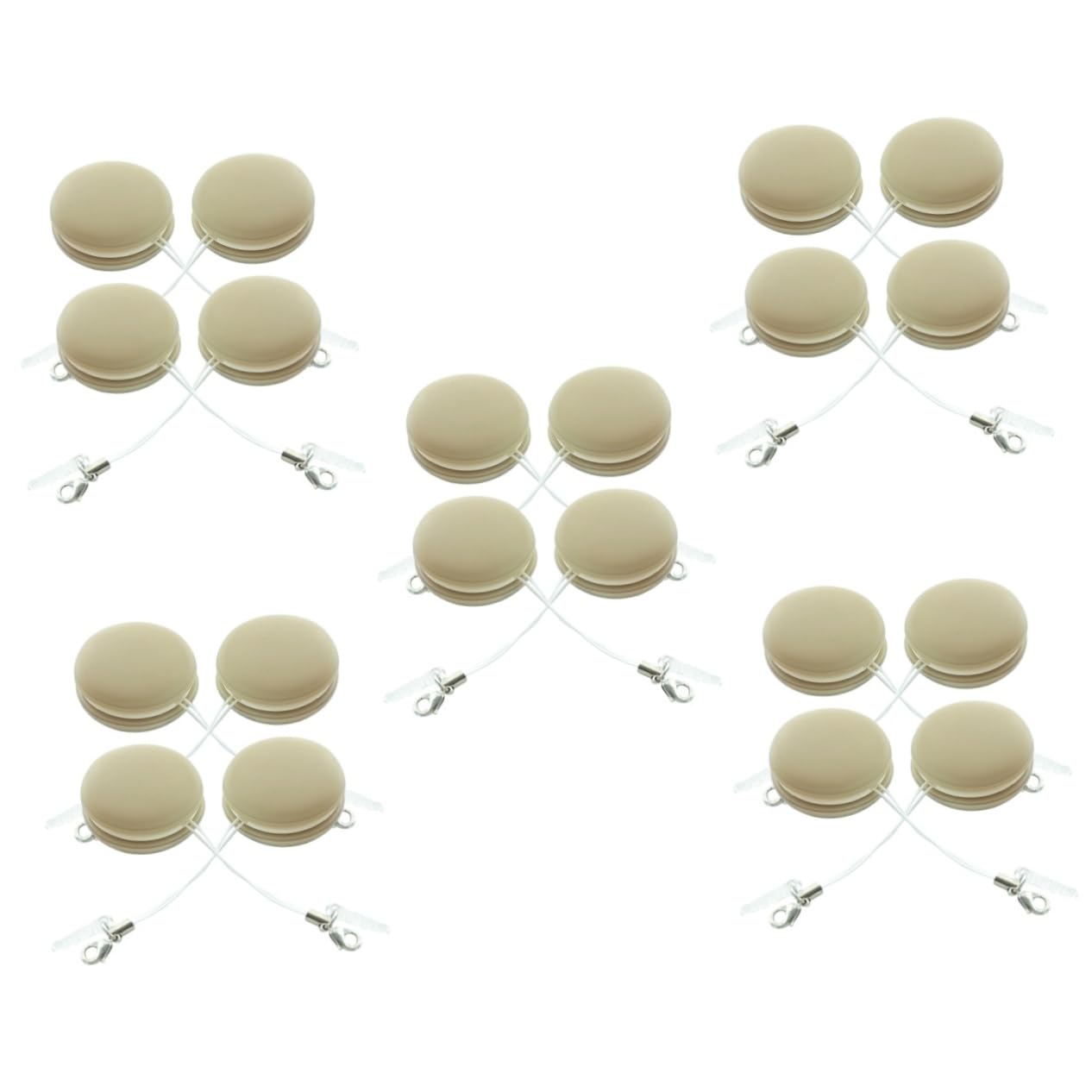 Healeved 20piezas De Limpieza De Pantalla De Microfibra Forma De Macaron Unidades Para Pantallas De Teléfono Tabletas y Monitores Eliminan Manchas y Huellas Dactilares Diseño Ligero y