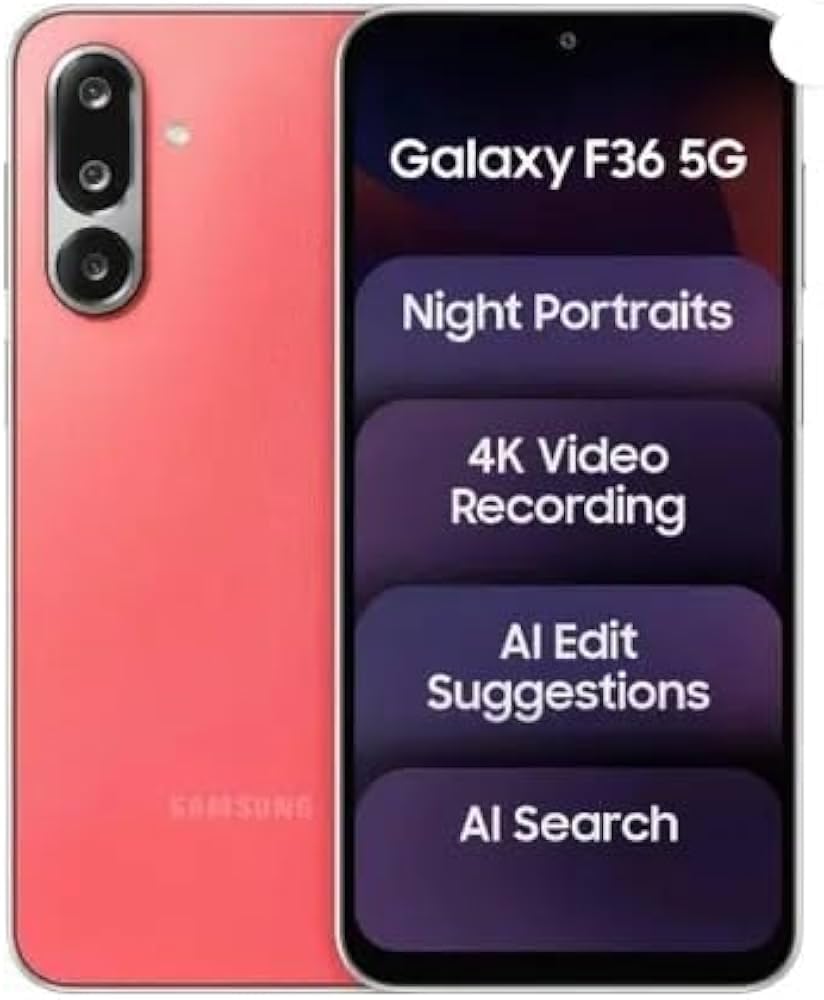 Samsung Galaxy F36 5G Red 128GB 6GB RAM