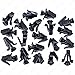 Rexka 20pcs Grille Clip Bumper Cover Retainer Fastener Compatible with Nissan Infiniti 76882-0M060 Titan 240SX Altima Cube Frontier Krom SL Murano NV Pathfinder Xterra FX35 FX45 G35 M35 M45 Q45