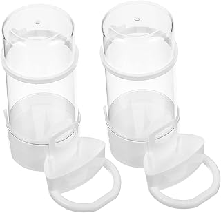 Parliky 2 Pçs Bebedouro De Pássaros Jarro Dispensador De Água Automático Bebedouro De Pássaros Bomba De Água Solar Alimentador Automático De Pássaros Garrafa De Água De Pássaros