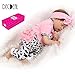 Decdeal Muñeca Bebé Reborn Niña Realista de 55cm con Ropa y Ojos...