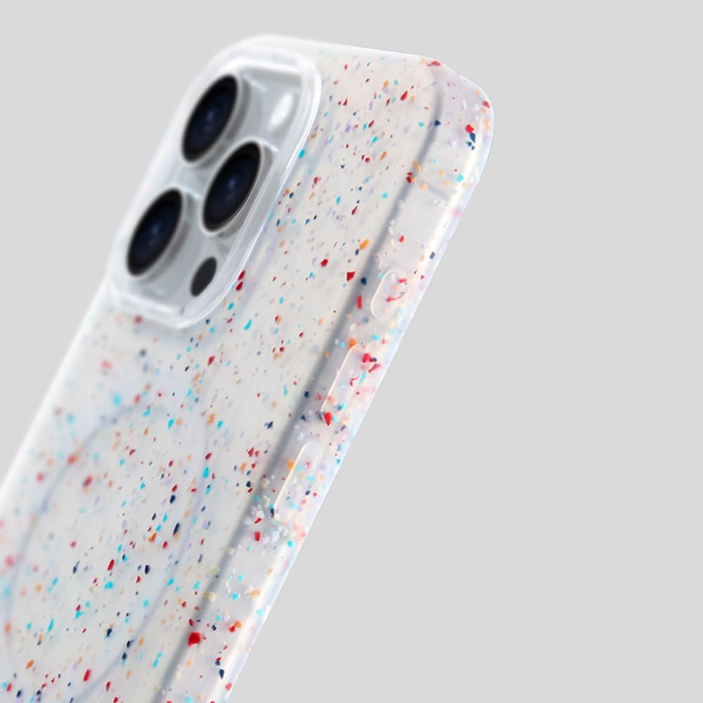 Custodia magnetica di lusso con motivo ad acquerello e stelle per iPhone 14/15 Pro Max, originale, in silicone liquido colorato, rosa, per iPhone 14 Pro
