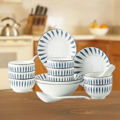 LIVIA 21点セットお茶碗 飯碗 食器セット 茶碗 セット 食器セット プレゼントギフト、ギフトボックス、 母の日 誕生日 食器 おしゃれ 電子レンジ 食洗機対応 和食器結婚祝い 贈り物 友人へ 家族 (21点セット)