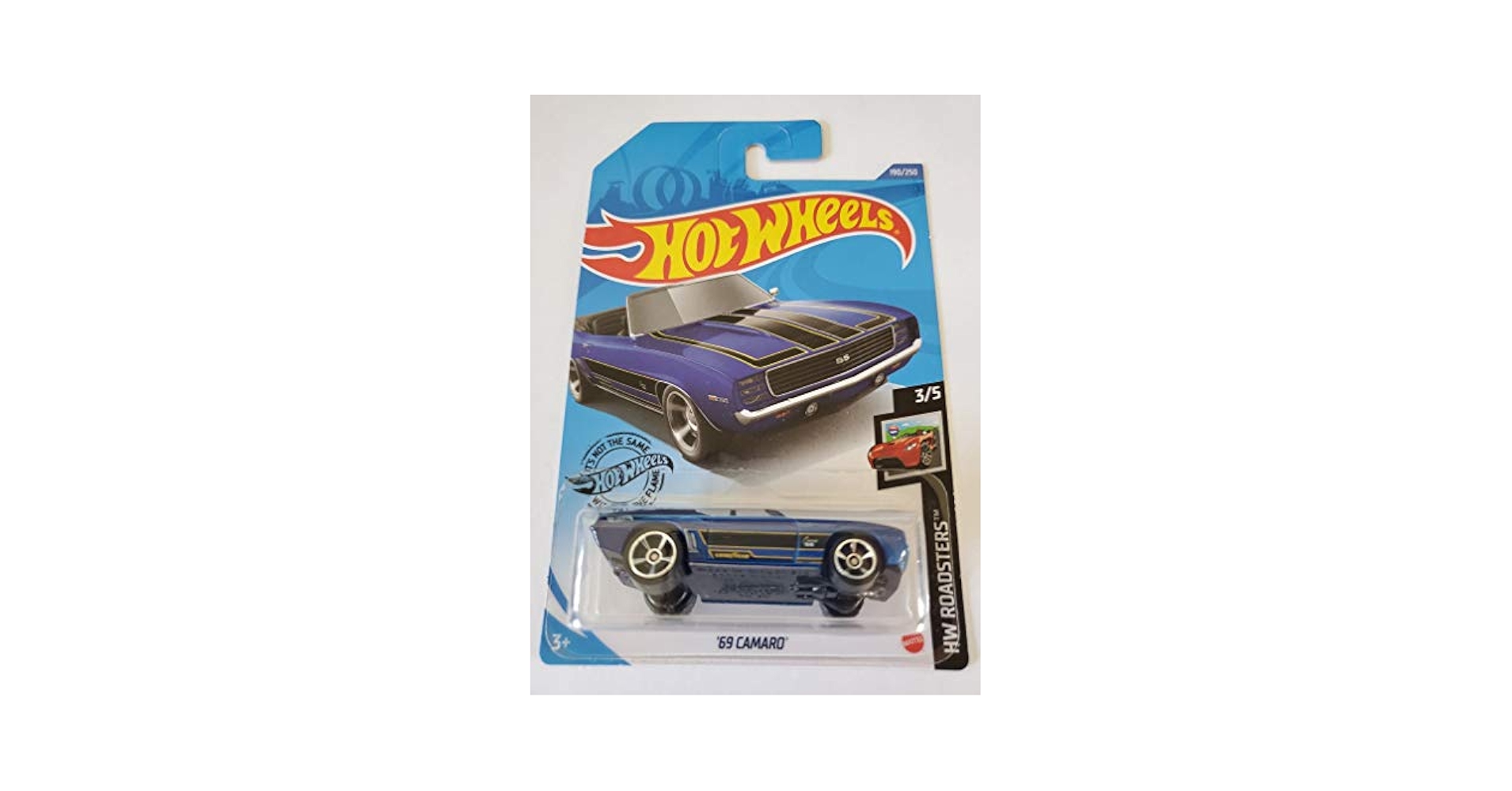 Amazon.com: Hot Wheels 2020 Hw Roadsters '69 Camaro, Blue