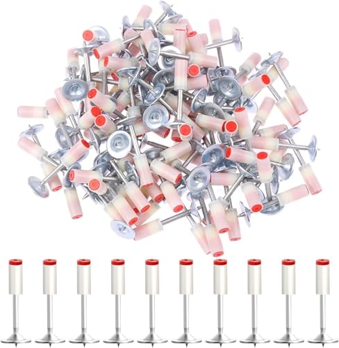 MR.JV Steel Nail Gun Nails – 7.3mm Mini Round Nails for Wall Fast...