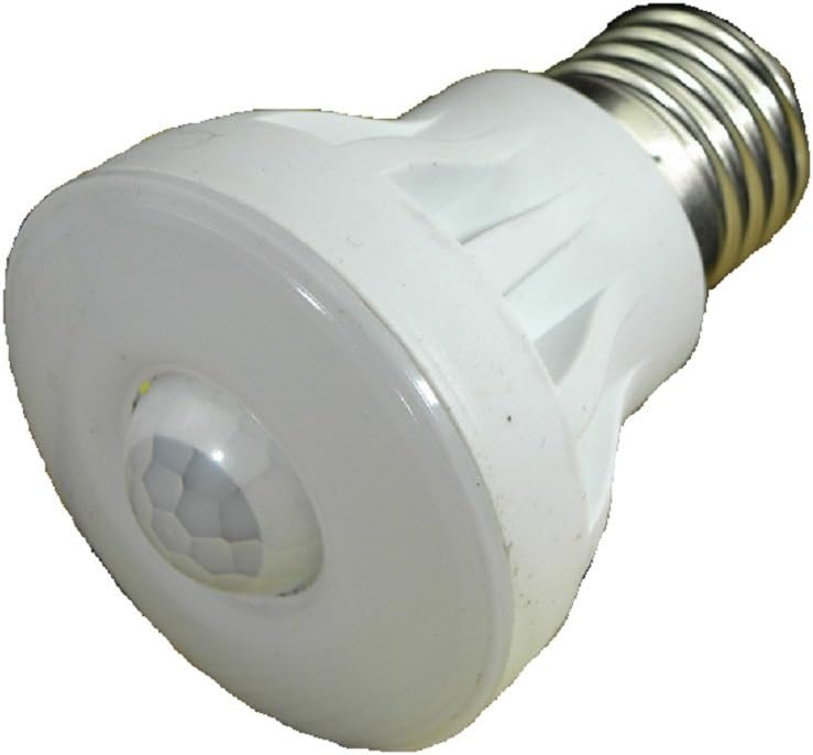 Firstmall E27 220V 3W 5W 7W PIR Infrared Motion Detection Sensor LED Light Bulb Warm White (3W, White)