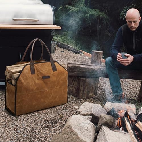 Bolsa para transportar leña en camping, la solución portátil para tus pícnics 4