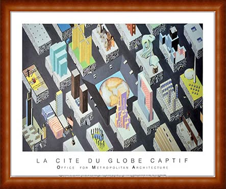 Amazon | ポスター コールハース City of The Captive Globe 額装品 