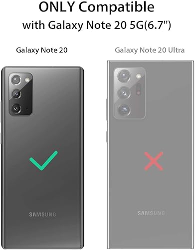 Miniatura 7 de AICase Funda para Galaxy Note 20, protección contra caídas de cuerpo completo, resistente, a prueba de golpes, caídas y polvo, 3 capas, funda