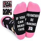 Zmart Baking Socks For Women Baker Socks Chef Socks Chef Socks Lets Get Baked Socks, Baking Gifts Gifts For Baker Cooking Gifts Chef Gifts Pastry Gifts