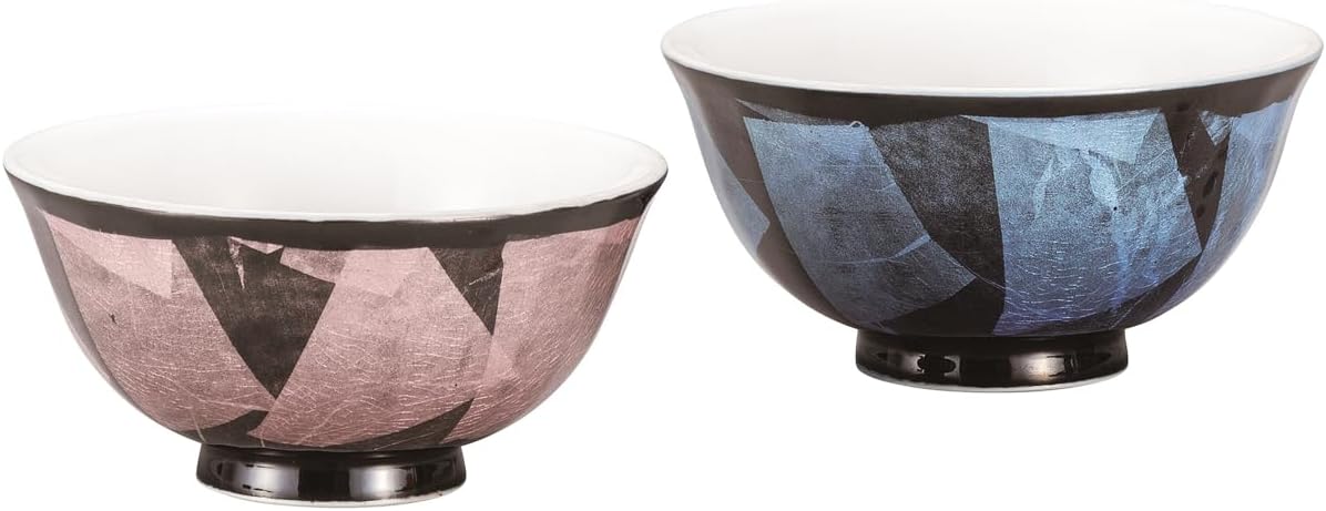 Kutaniyaki Wataya Rice Bowl, Silver Color K9-565